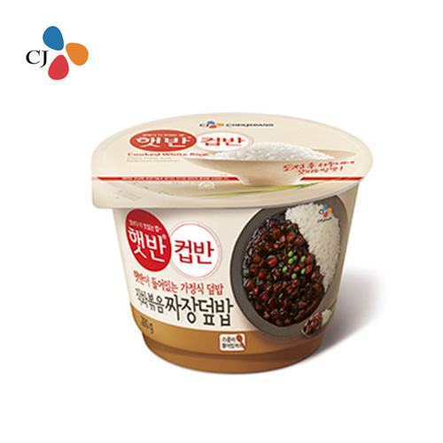 CJ비비고 직화볶음짜장덮밥 280g/컵밥/간편식
