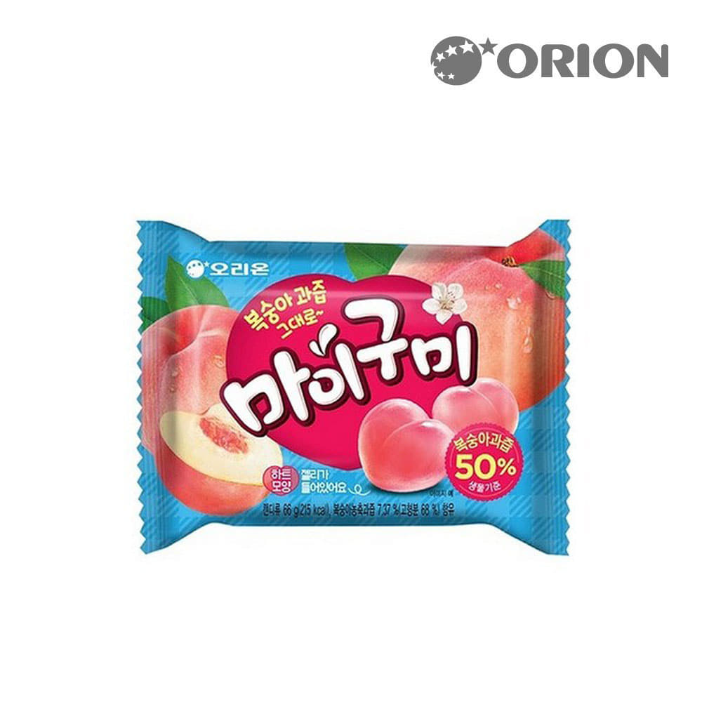 젤리 오리온 마이구미 복숭아맛 66gx40개/사탕