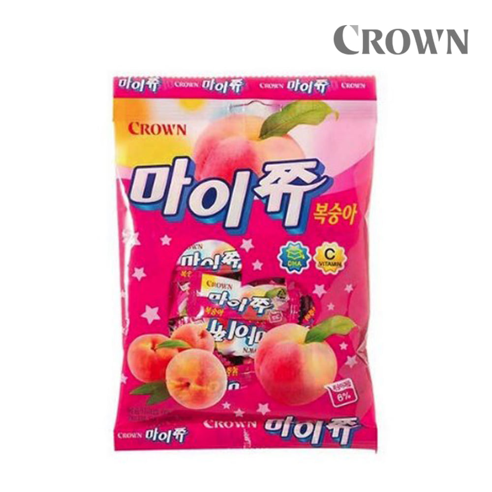 캔디 크라운 마이쮸 필로우 복숭아 92gx20봉/사탕