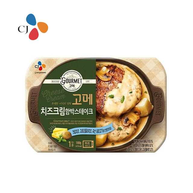 CJ제일제당 고메 치즈크림함박스테이크 180g/간편식