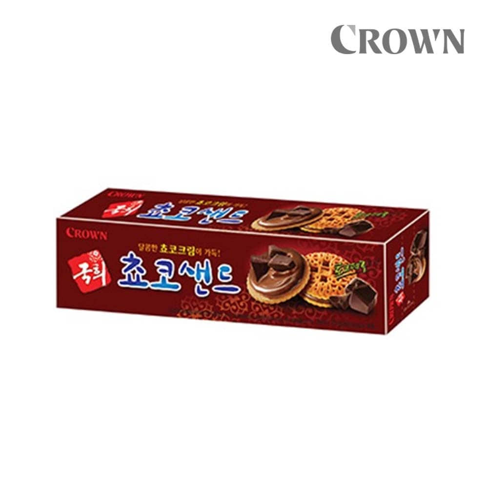 비스킷 크라운 국희 초코샌드 70g/쿠키