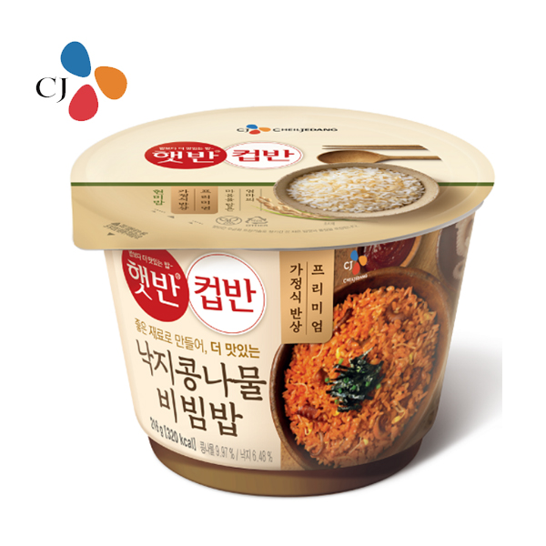 CJ비비고 낙지콩나물비빔밥 216g/컵밥/간편식