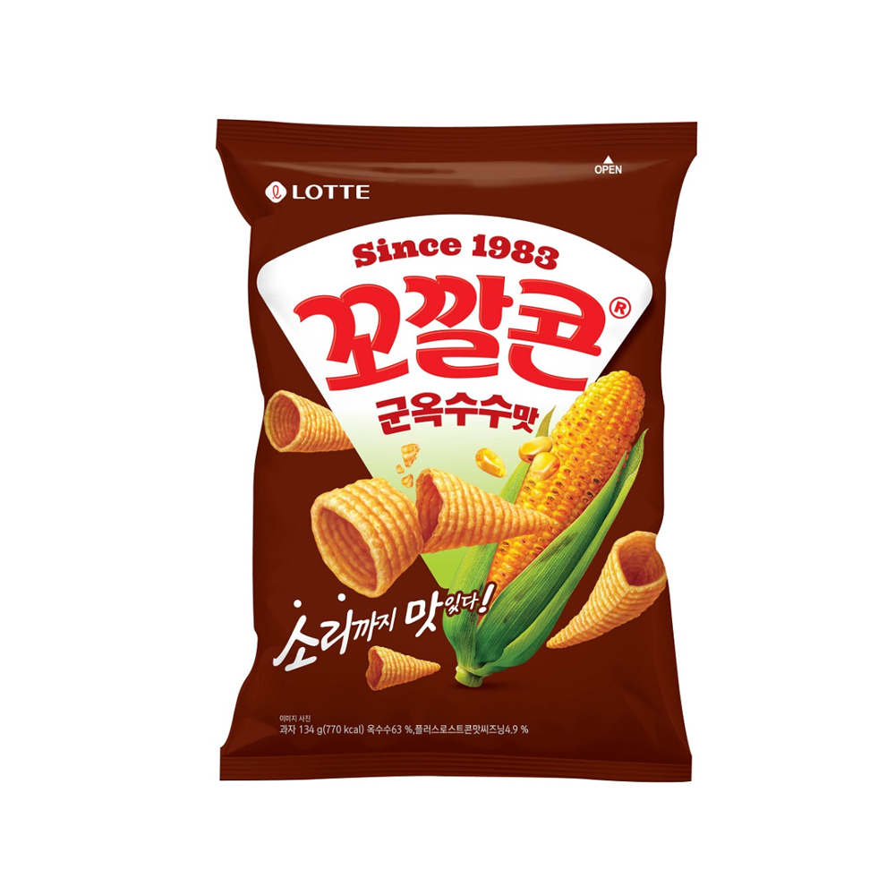 롯데 꼬깔콘 군옥수수맛 134g/스낵