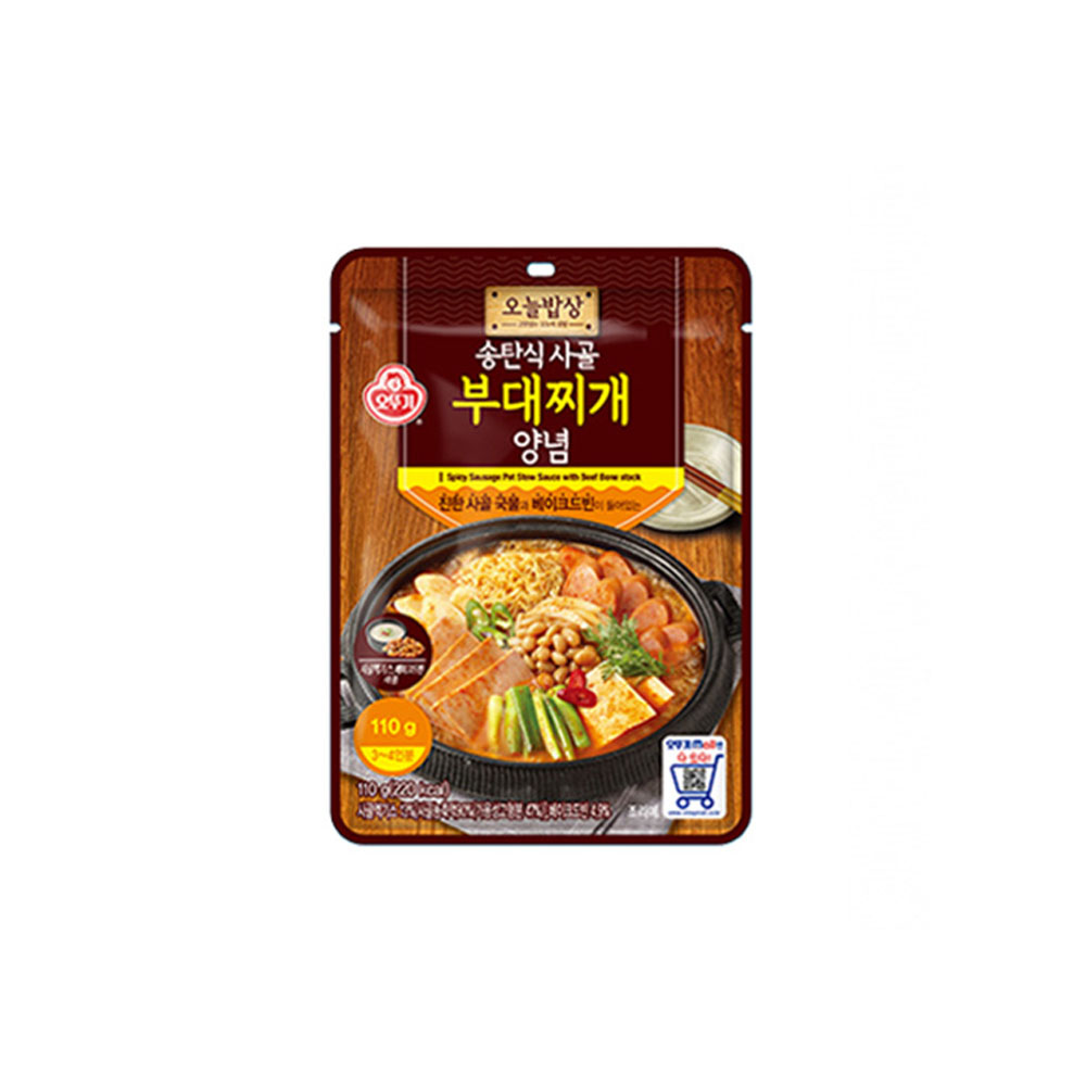 오늘밥상 송탄식 사골부대찌개 양념 110g/소스/조미양념