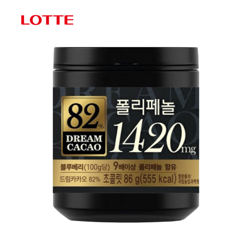 롯데 드림카카오 82% 86gx6통/초콜릿