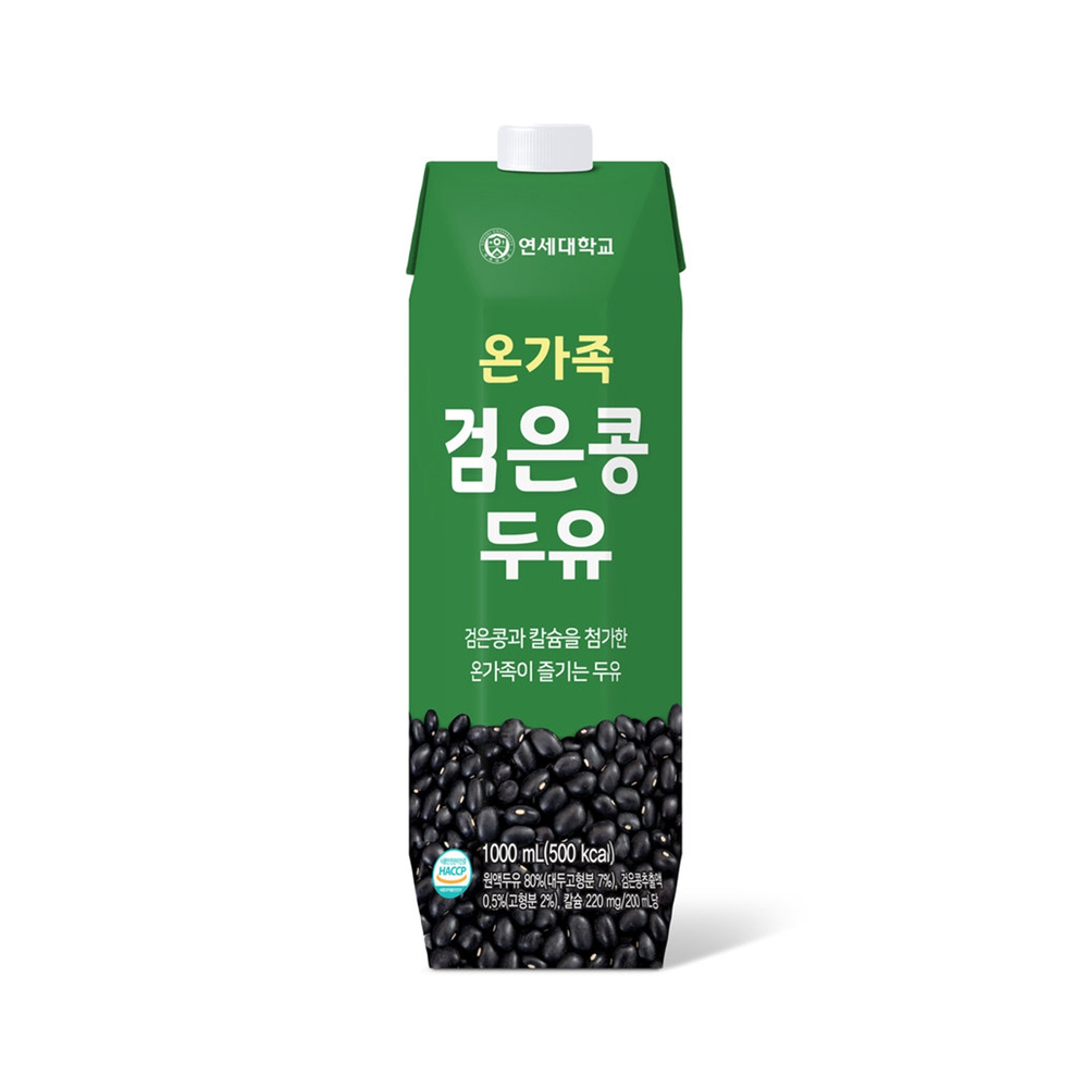 연세 온가족 검은콩 두유 1000mll/음료