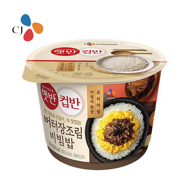 CJ비비고 버터장조림비빔밥 216g/컵밥/간편식