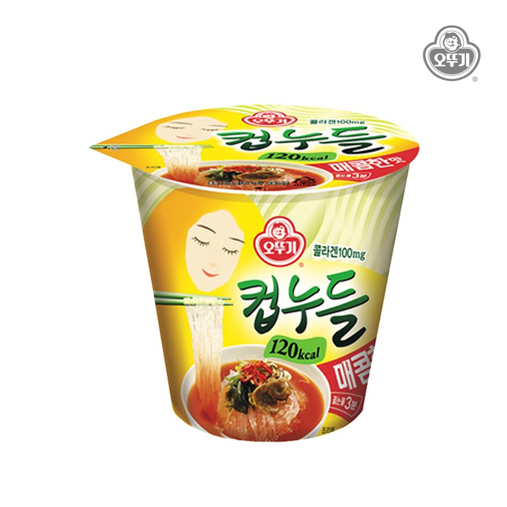 소컵 오뚜기 컵누들 매콤한맛 37.8g/컵라면