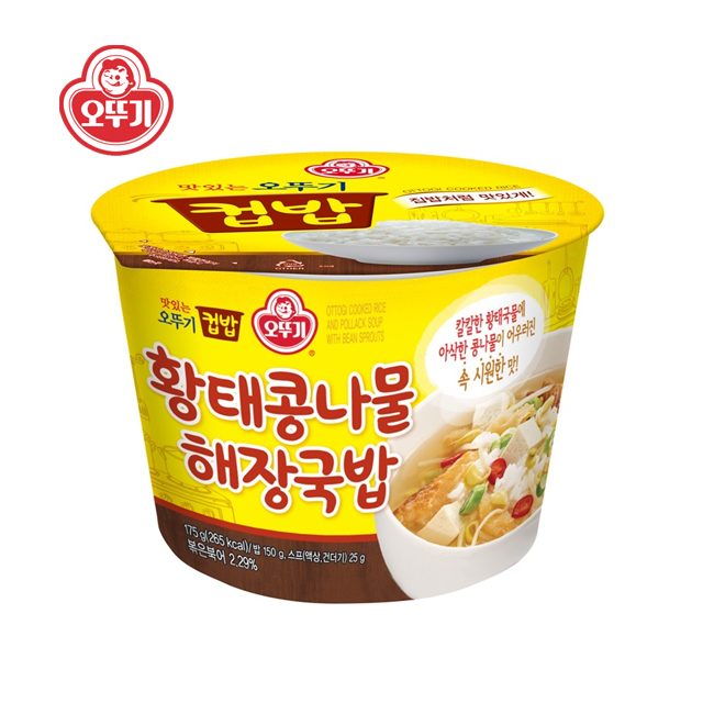 오뚜기 황태 콩나물해장국밥 301.5g/컵밥/간편식