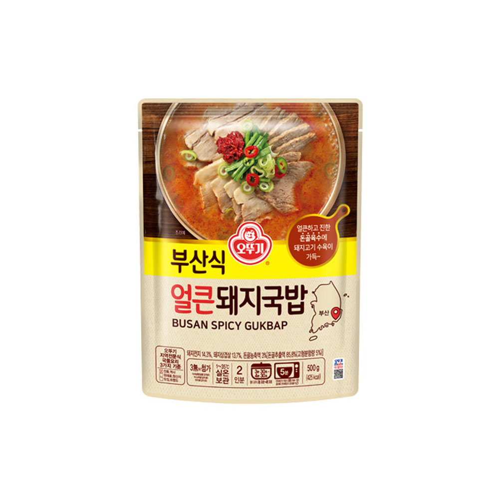 즉석국 오뚜기 부산식 얼큰돼지국밥 500g/간편식