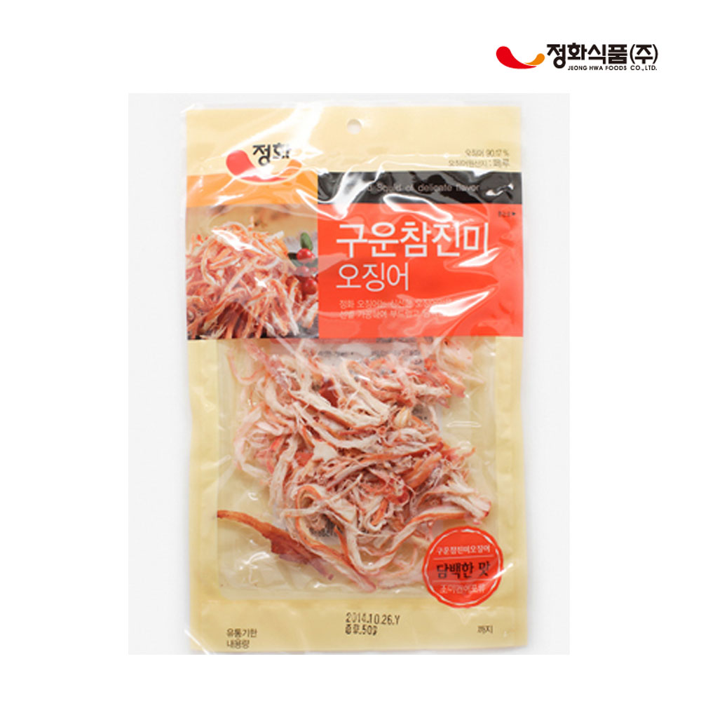안주 정화 구운참진미 오징어 40gx5개/간식