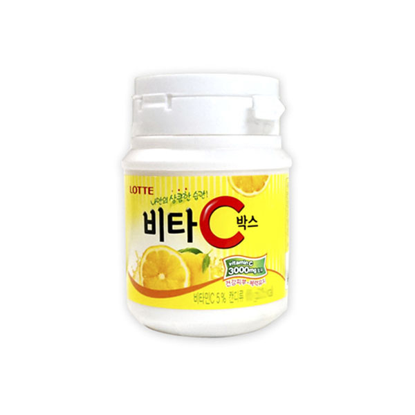 캔디 롯데 비타C박스(용기) 65g/사탕