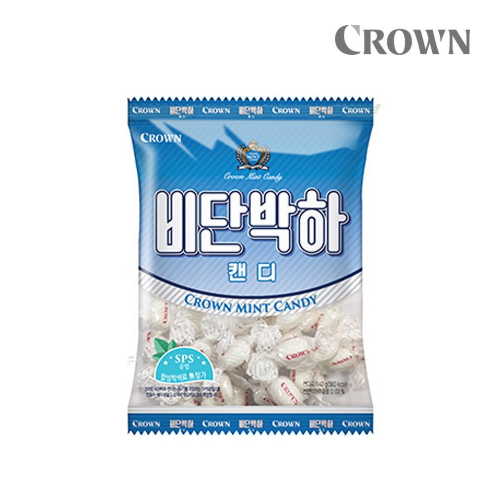 캔디 크라운 비단박하캔디 140g/사탕